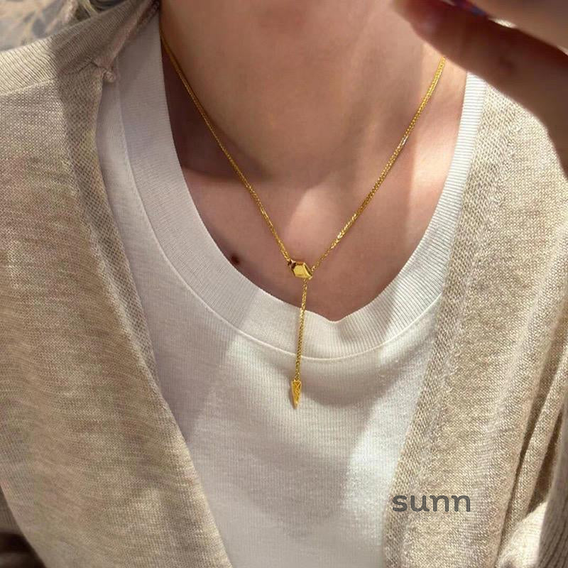 Ashlyn Gold Snake Tassel Necklace