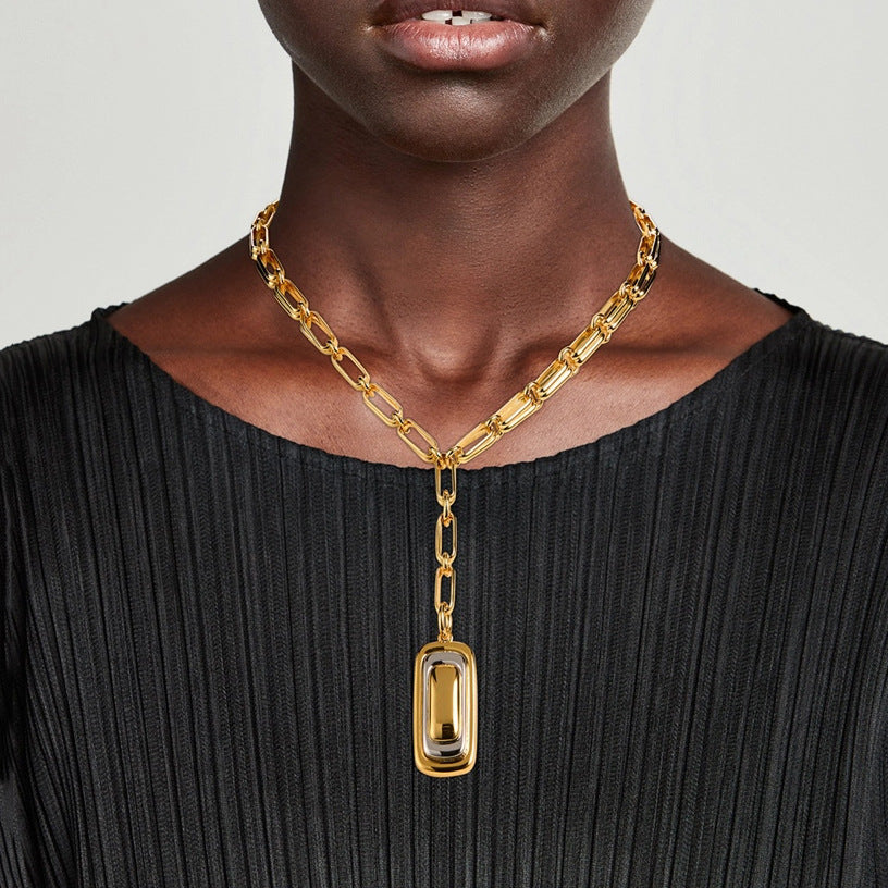 Ashlynn Geometric Couple Necklace [Z5K5HZ2V]
