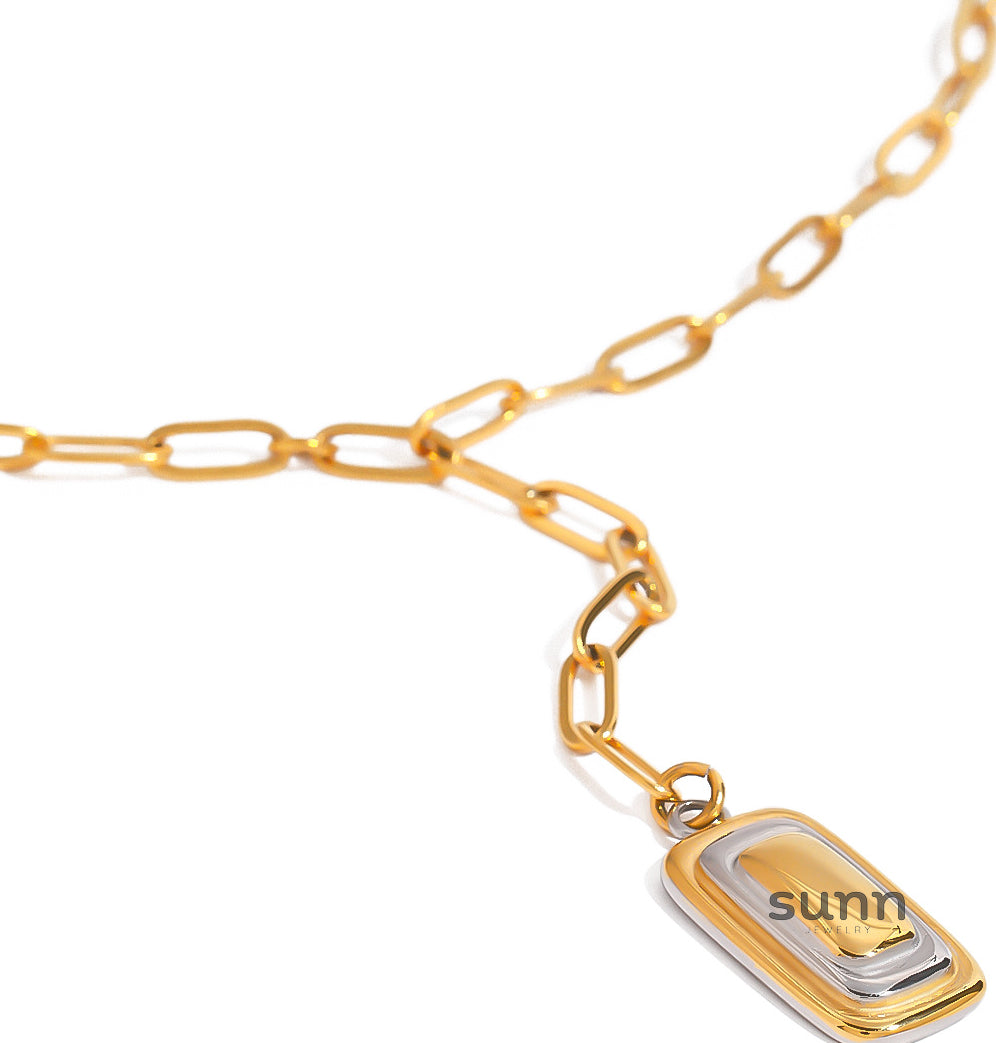 Ashlynn Geometric Couple Necklace [Y3YJGNXM]
