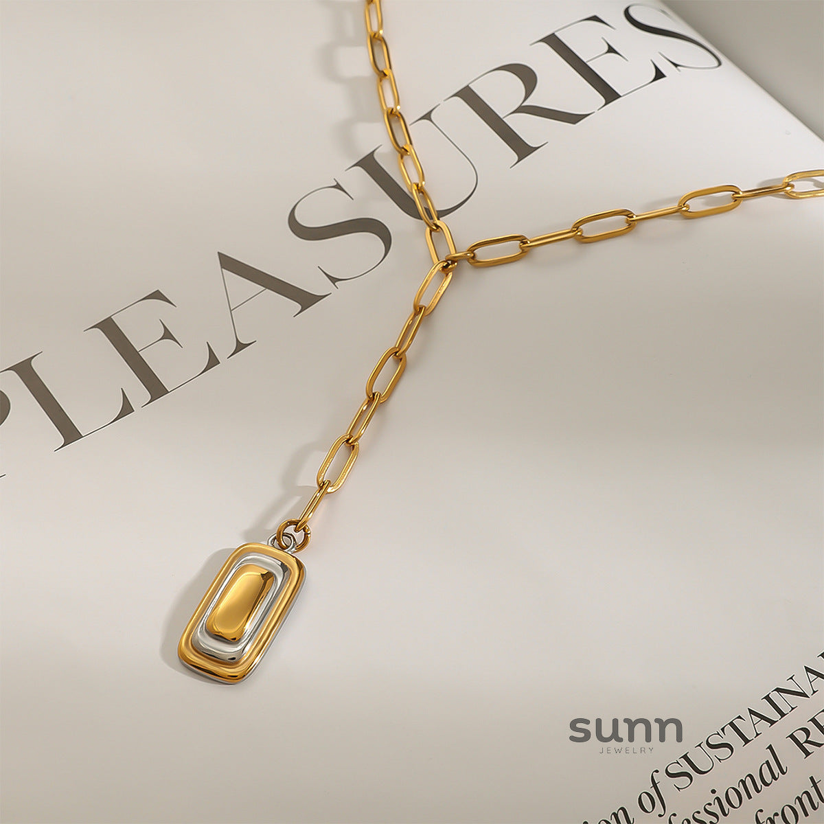 Ashlynn Geometric Couple Necklace [BLQWJ8RP]