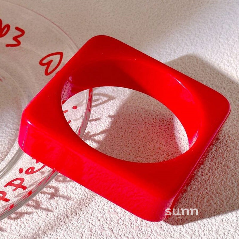 Ashton Sculptural Resin Bracelet [0BCH8SU6]