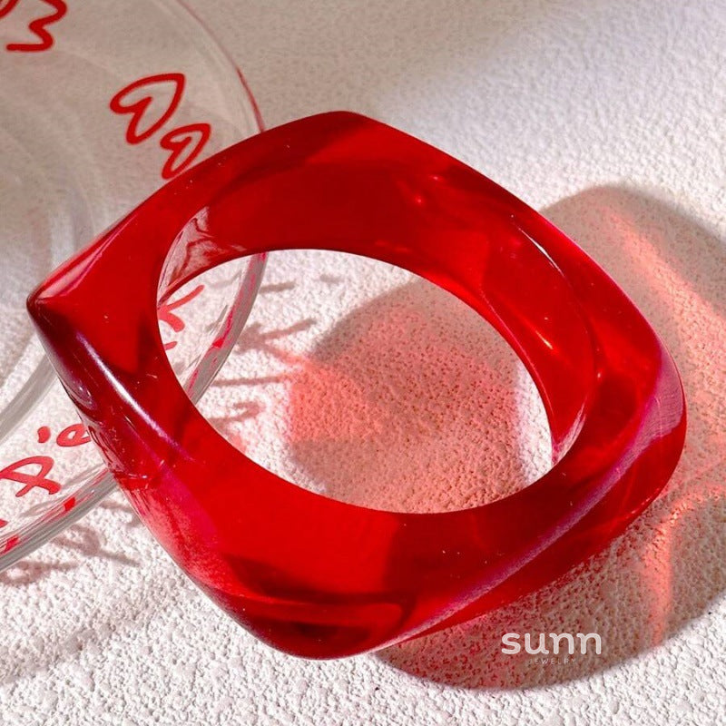 Ashton Sculptural Resin Bracelet [MJSBPYOP]