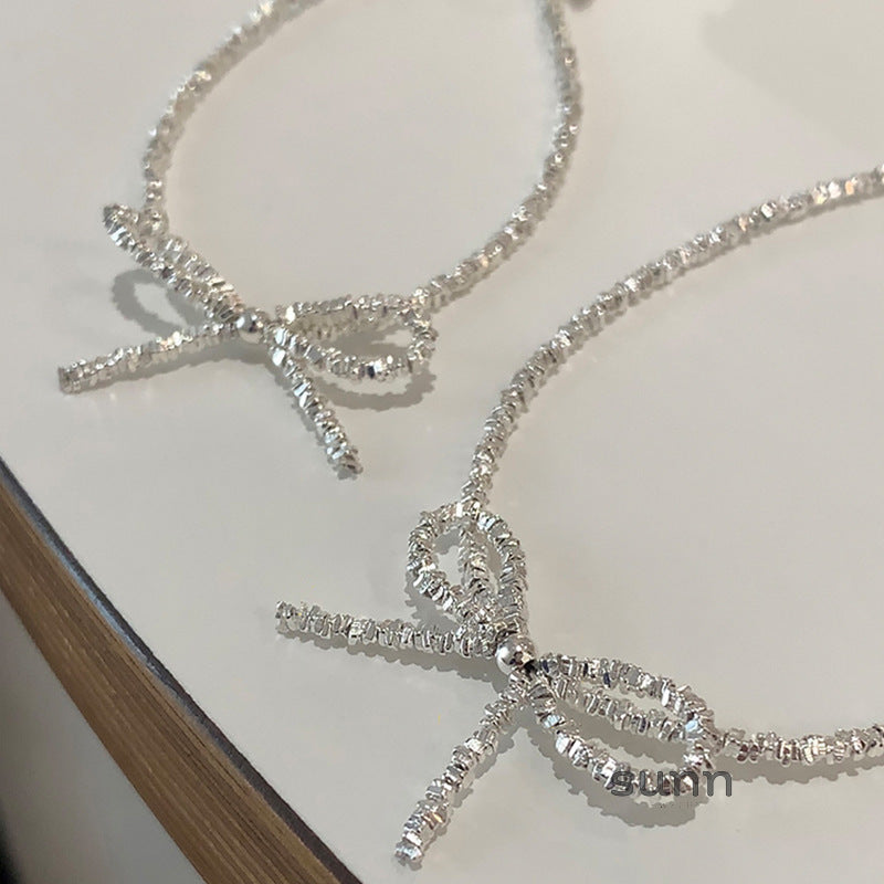 Ashtyn Glitter Bow Necklace [9TUZTD7D]