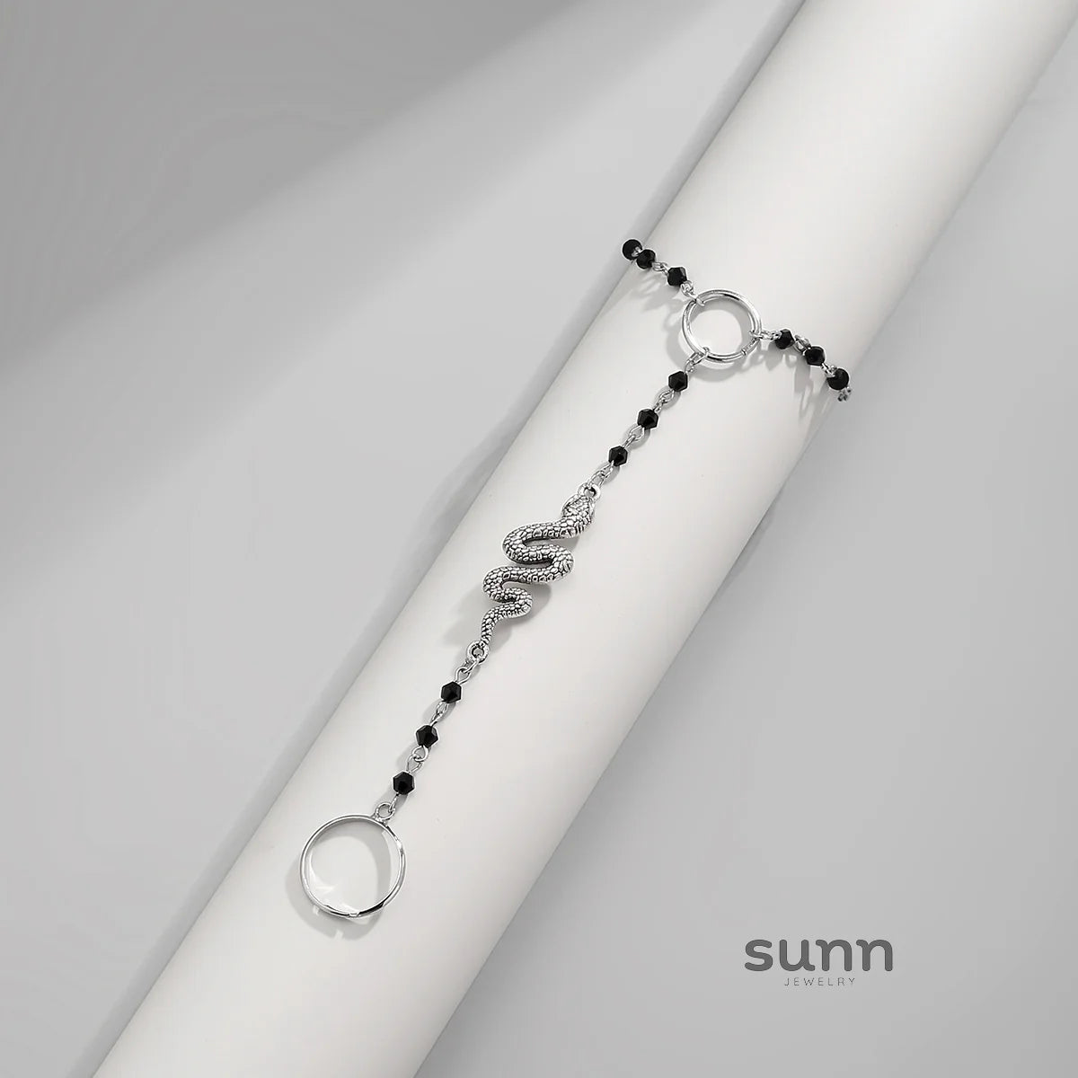 Ashtyn Serpent Crystal Hand Chain