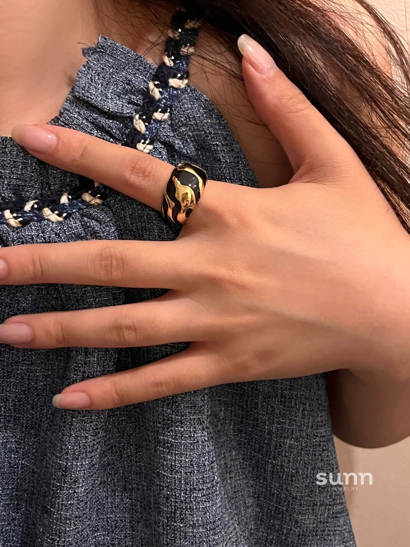 Ashtynn Statement Flame Ring