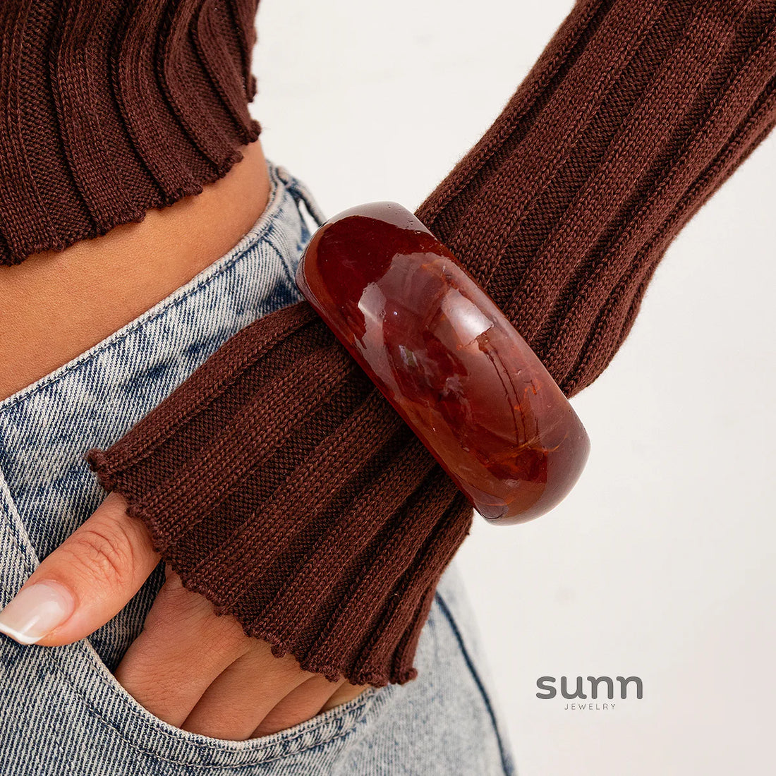 Asiah Statement Arc Bangle