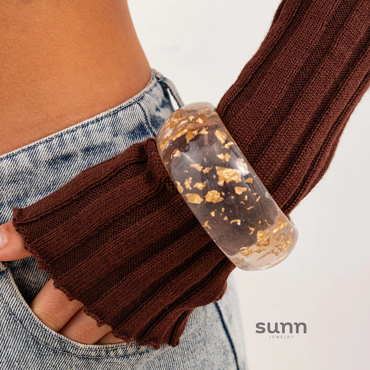 Asiah Statement Arc Bangle