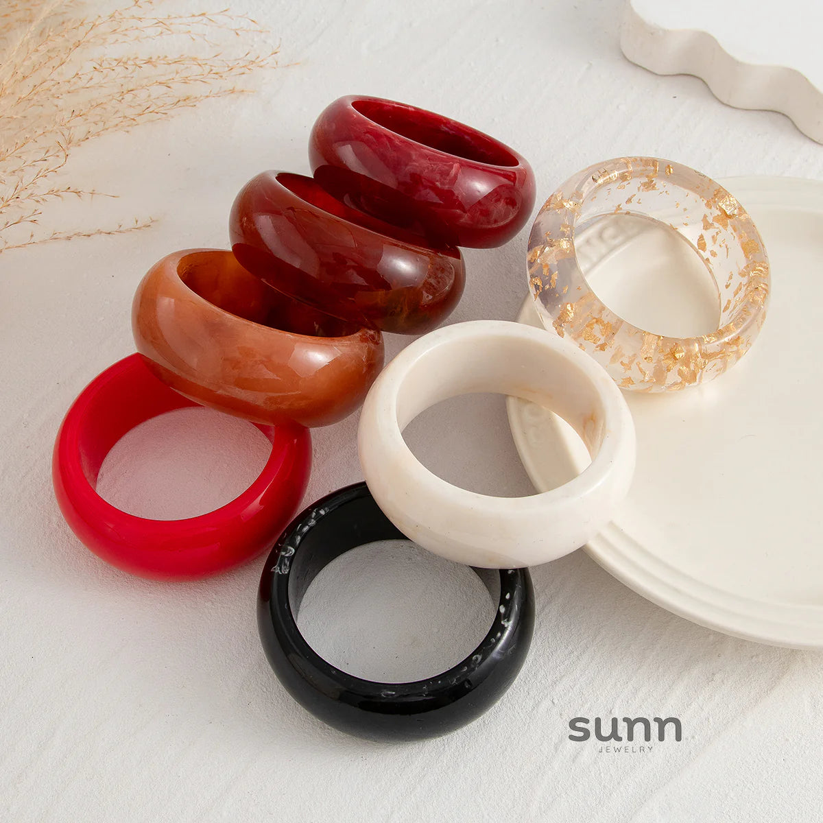 Asiah Statement Arc Bangle