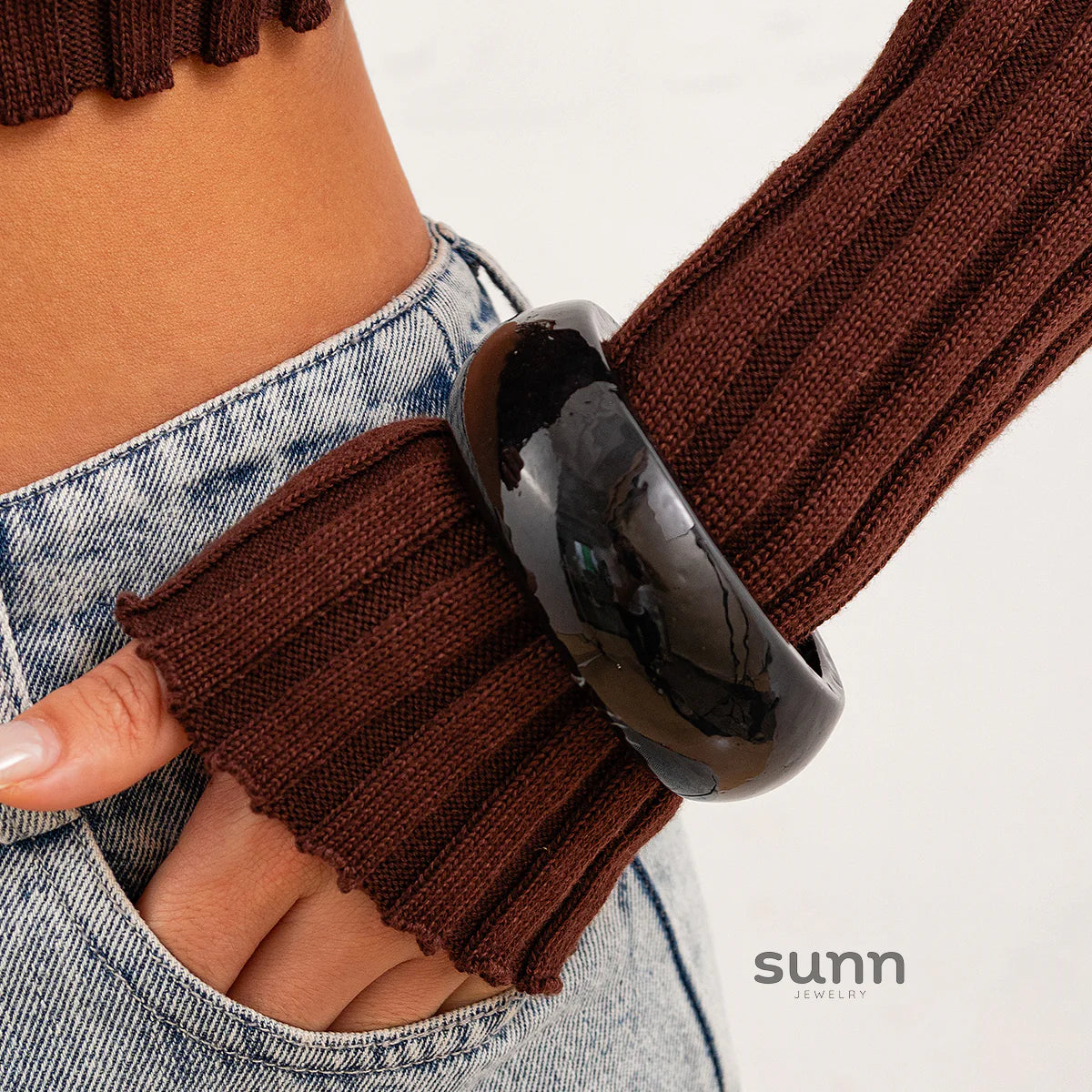 Asiah Statement Arc Bangle
