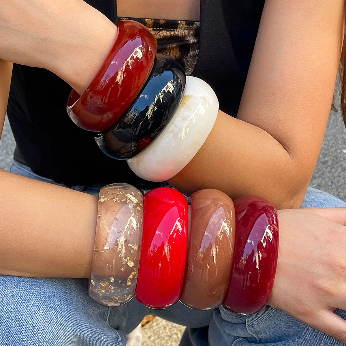 Asiah Statement Arc Bangle