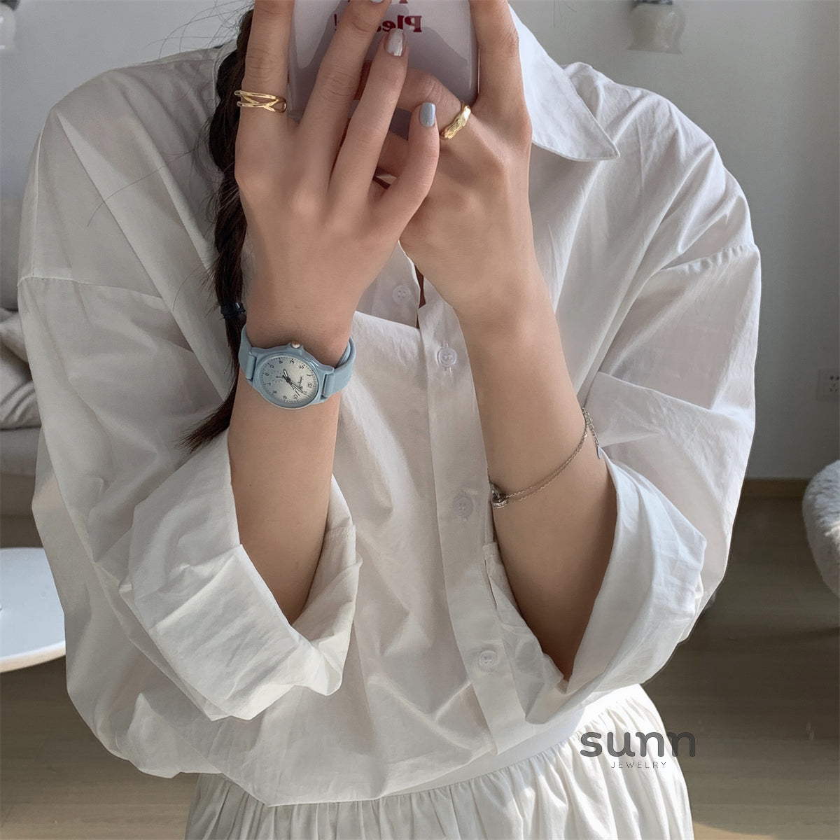Asiya Gradient Silicone Watch [9Q4QDB52]