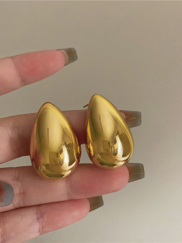 Asiya Sculptural Drop Earrings [KM089KS9]