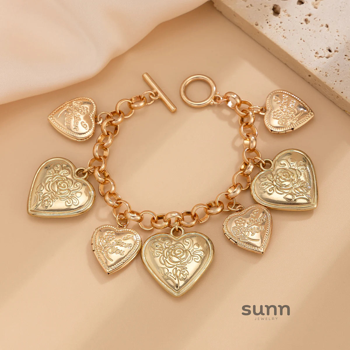 Aspen Heart Toggle Chain