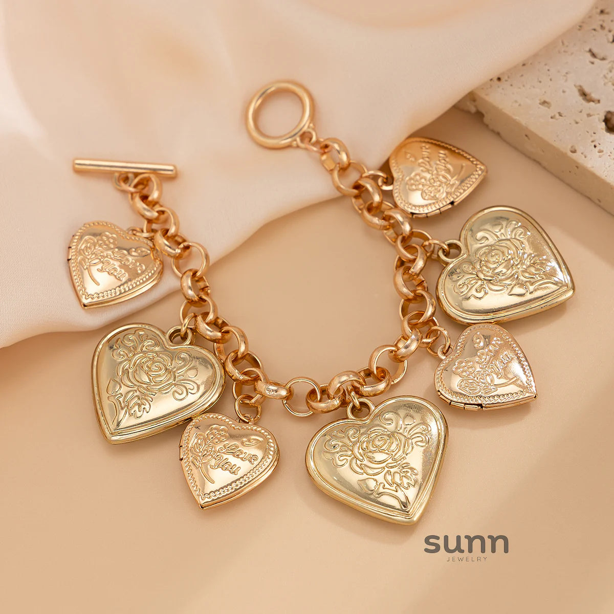 Aspen Heart Toggle Chain