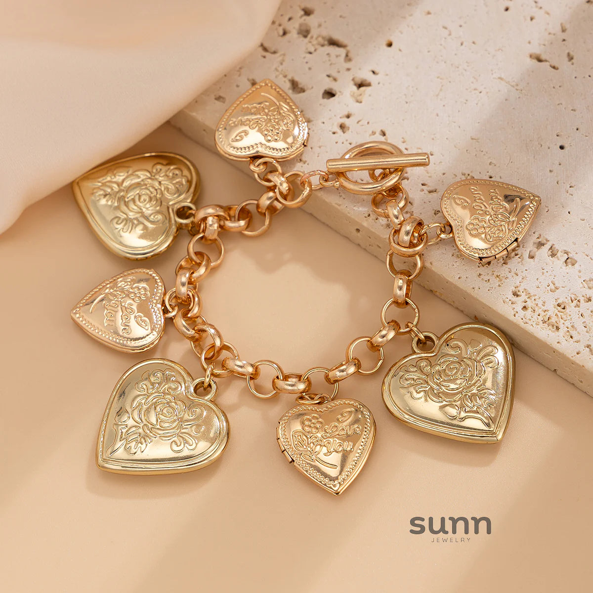 Aspen Heart Toggle Chain