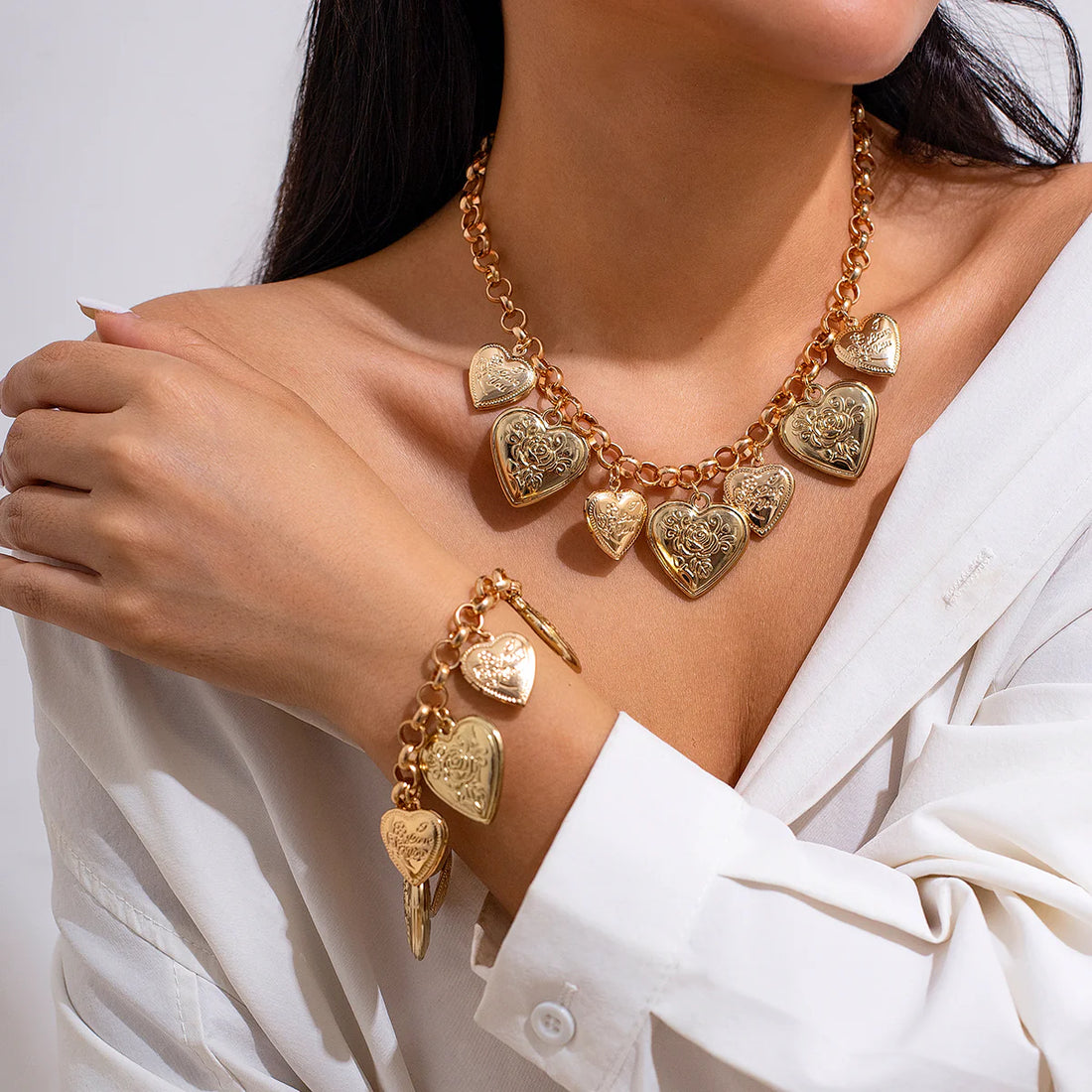 Aspen Heart Toggle Chain