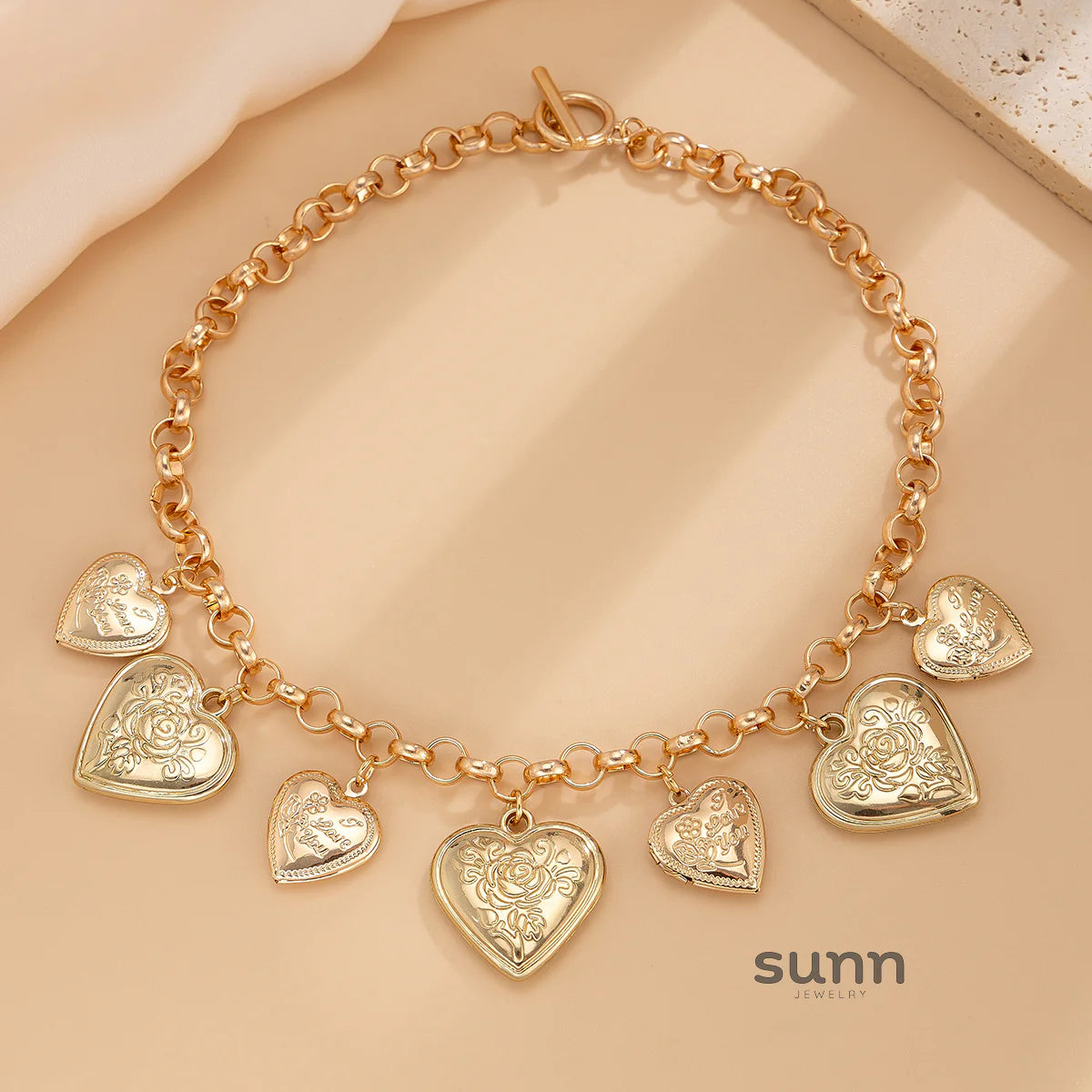 Aspen Heart Toggle Chain