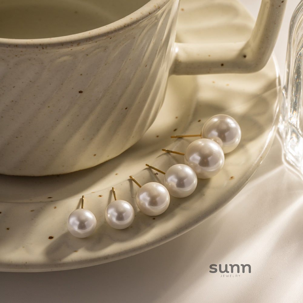 Aspyn Elegant Pearl Earring Set [FEF6230X]
