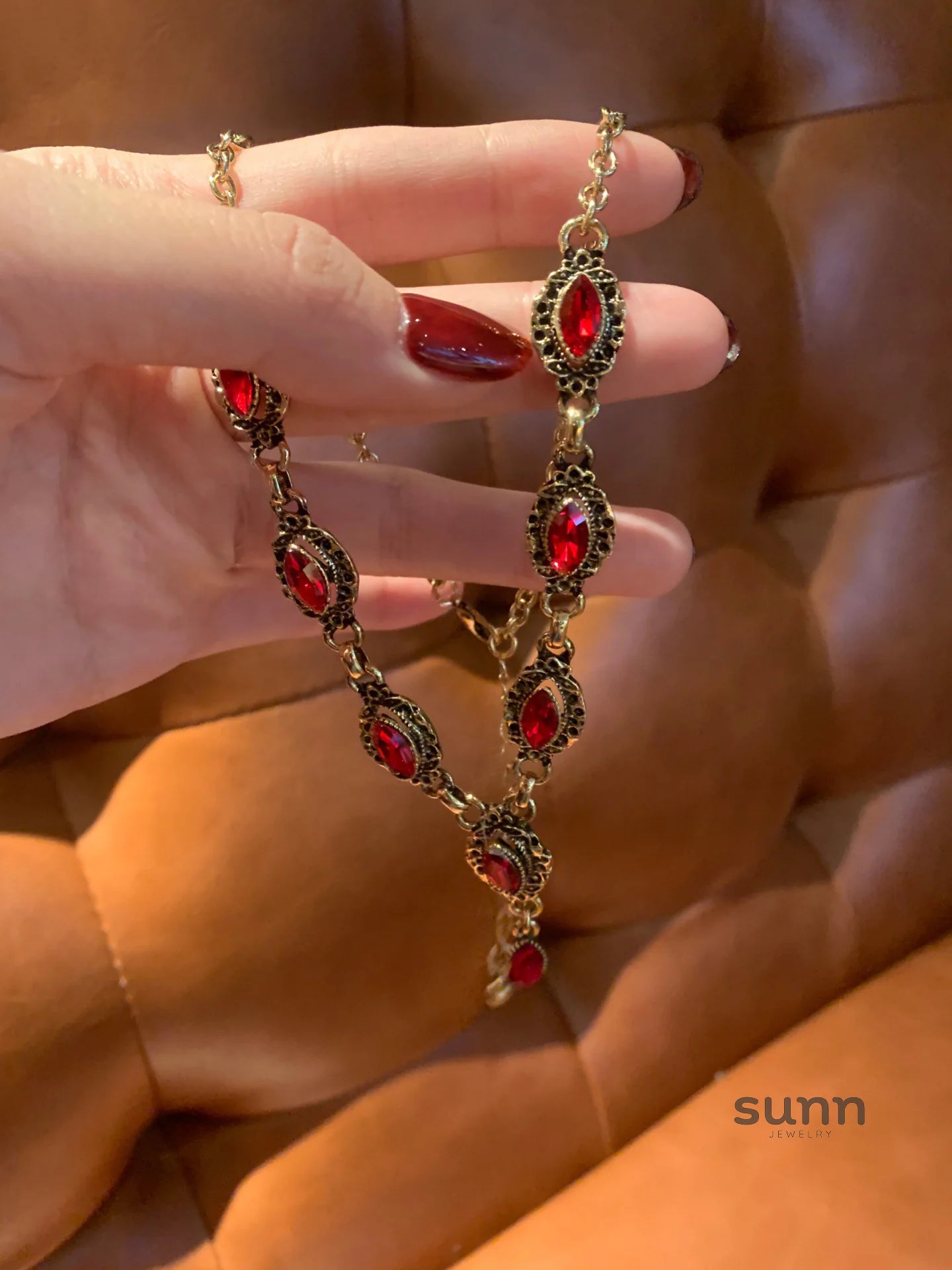 Aspyn Vintage Zircon Necklace