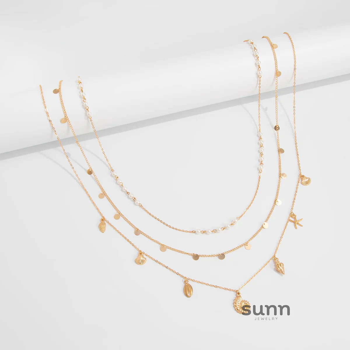 Aster Gold Marine Waist Chain Set