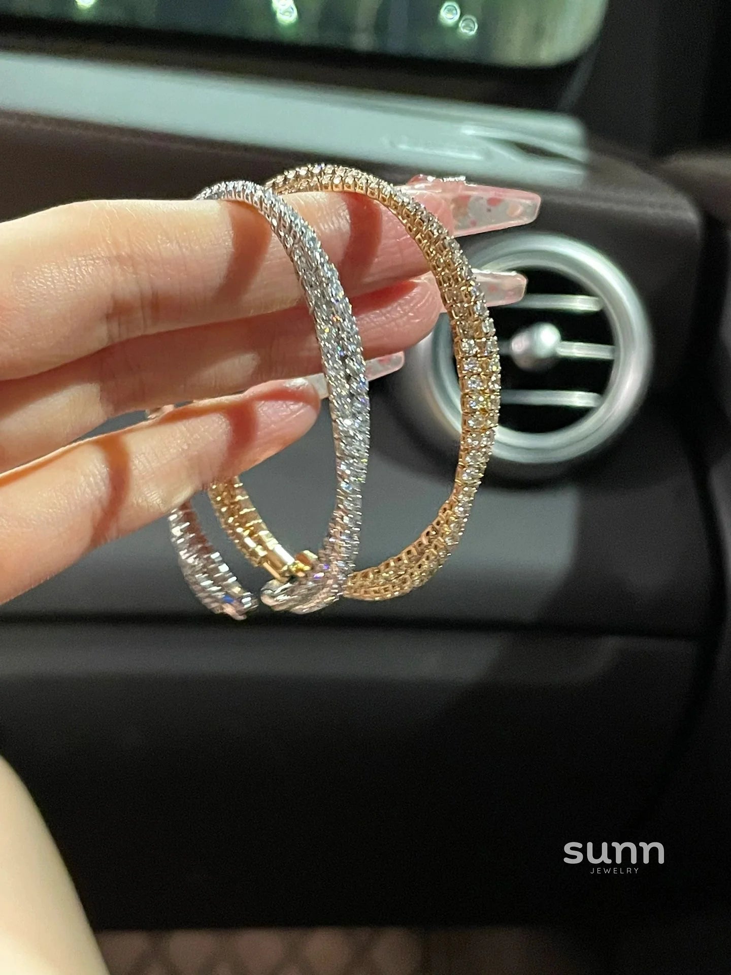 Aster Sparkling Cross Cuff