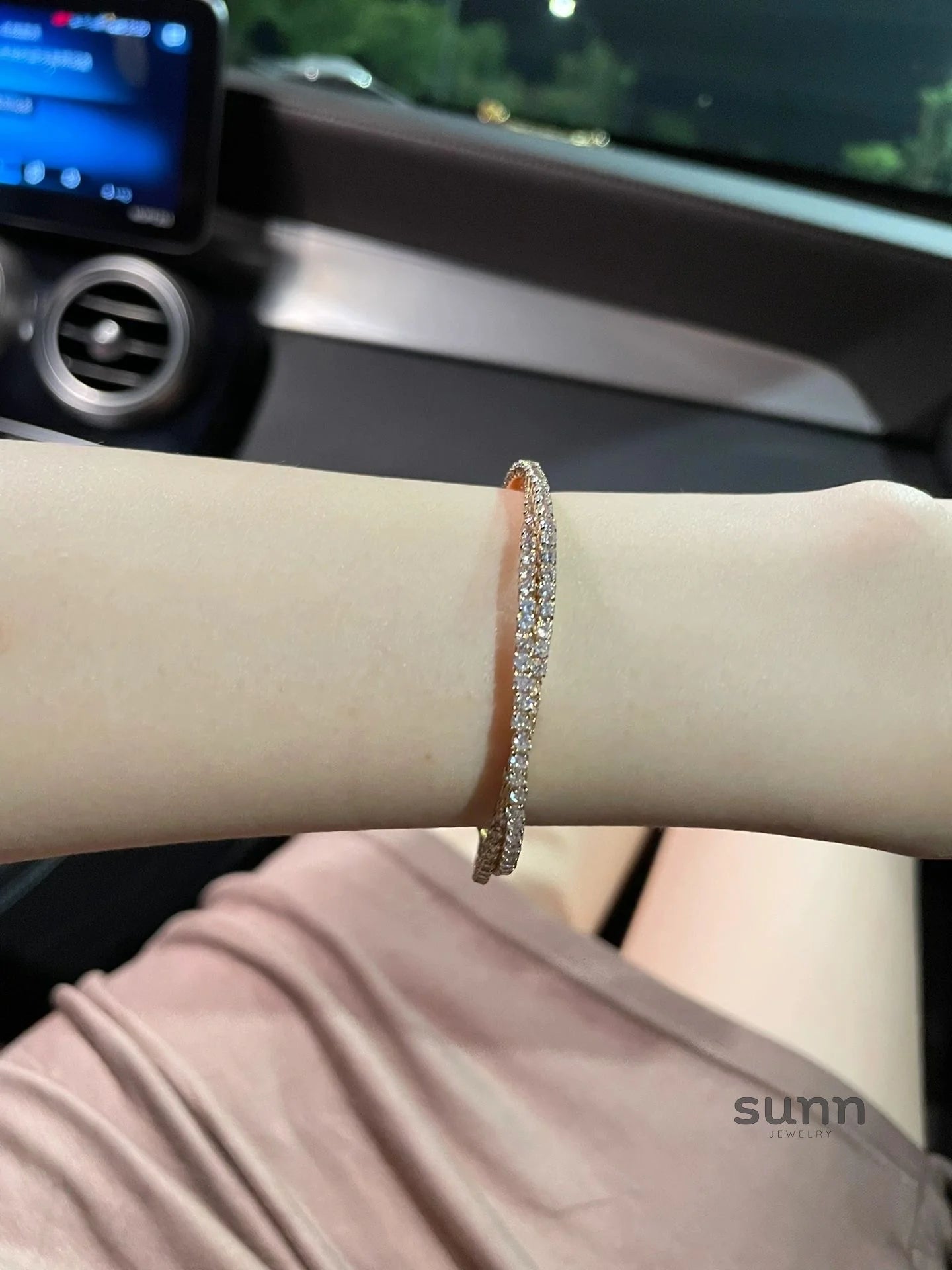 Aster Sparkling Cross Cuff