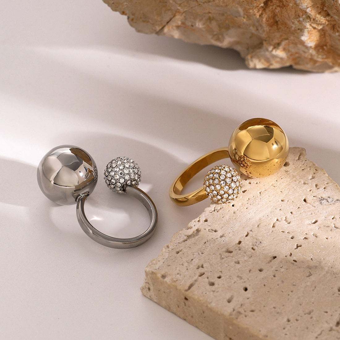 Atarah Rhinestone Inlay Ring [IWOO5UQQ]