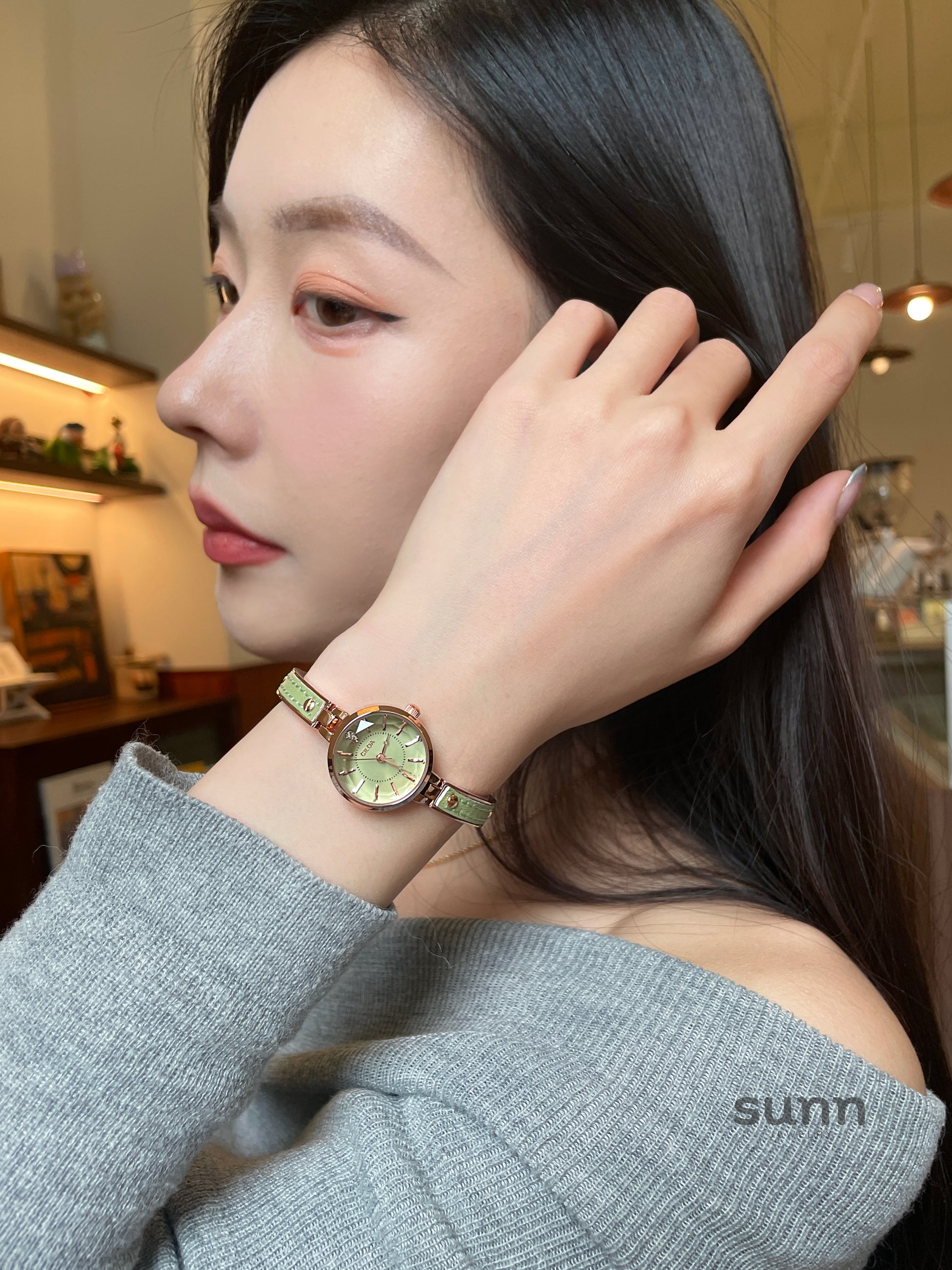 Atlee Slim Steel Watch [BXYXN72Q]