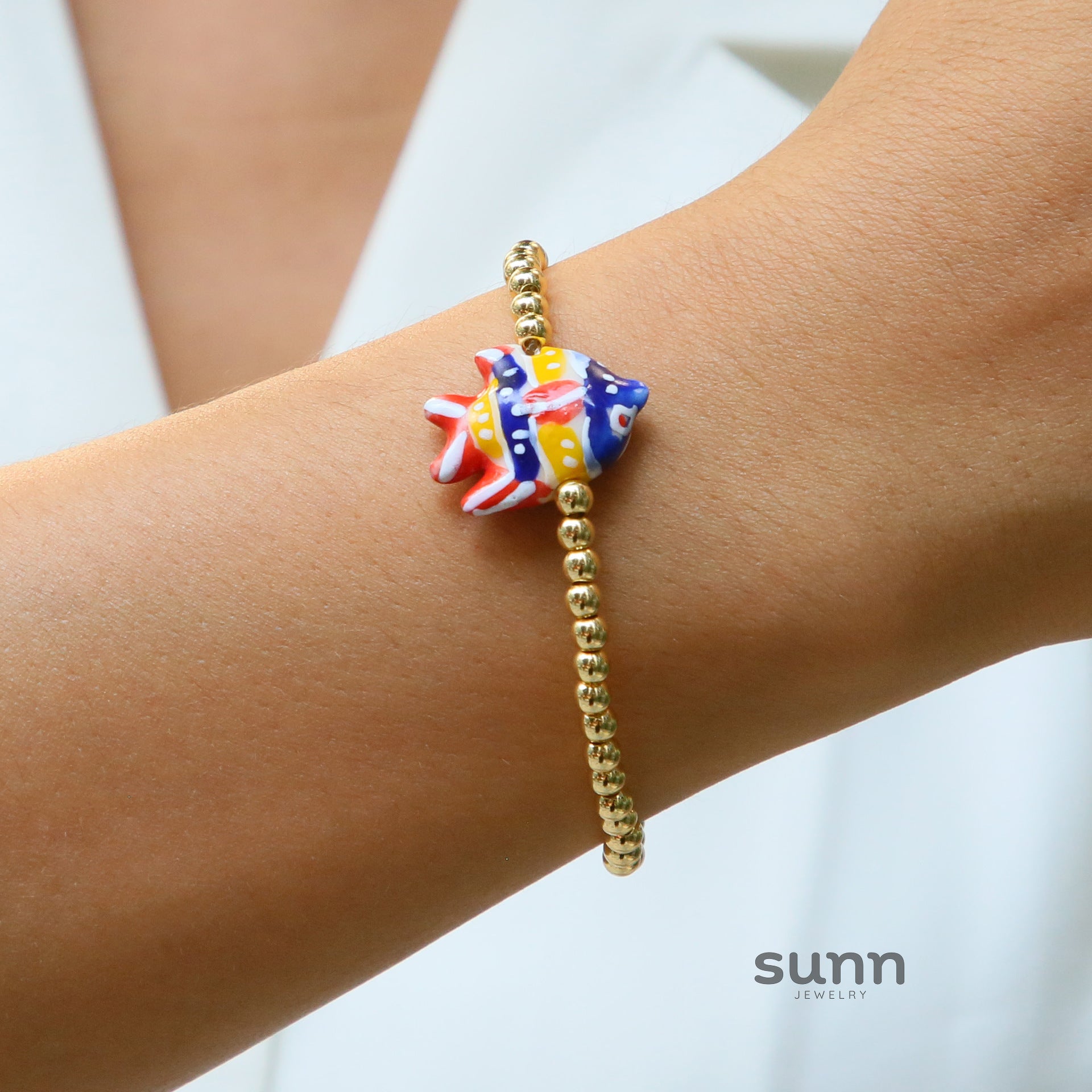 Aubrei Glazed Fish Bracelet [CIEESD02]