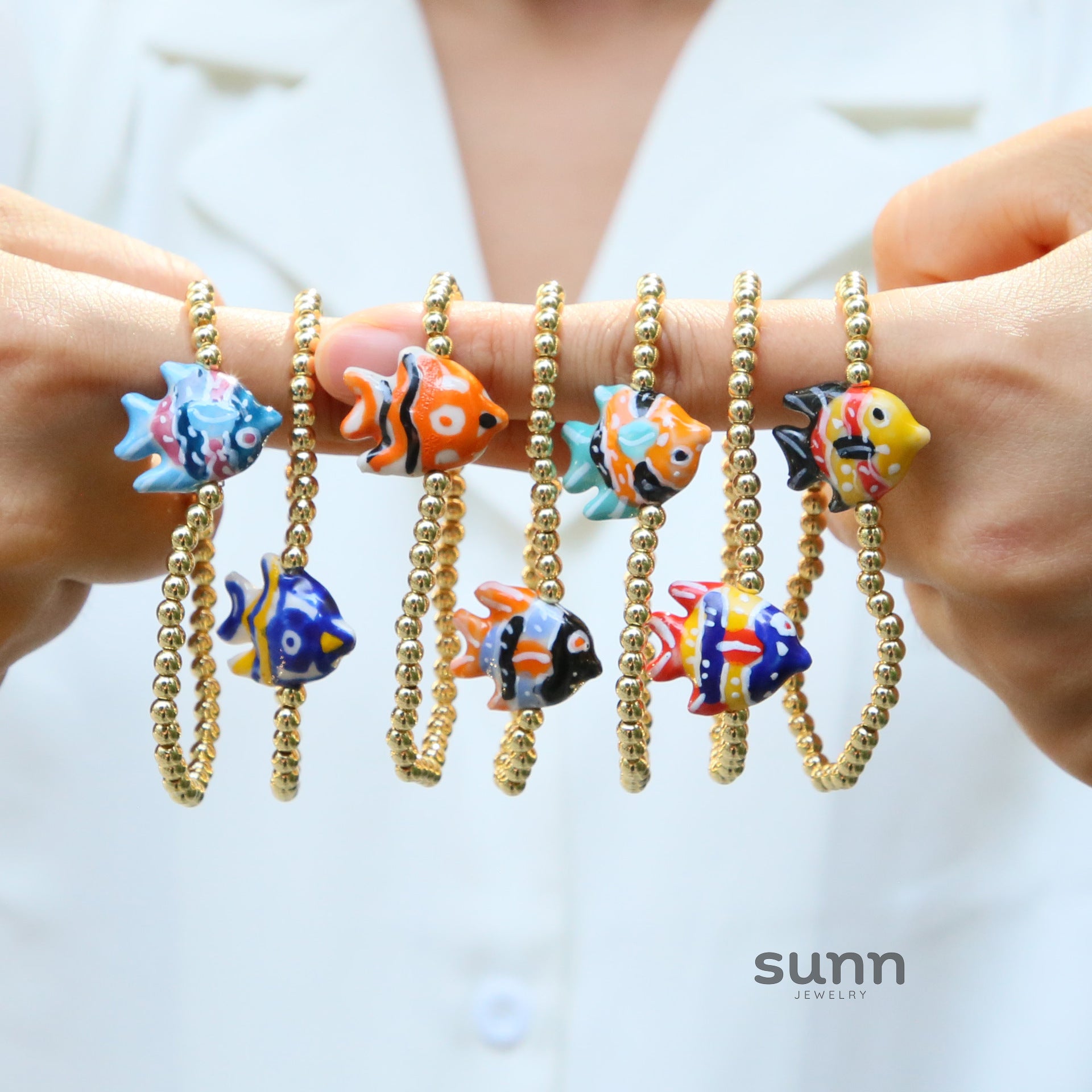 Aubrei Glazed Fish Bracelet [2JW1QR9G]