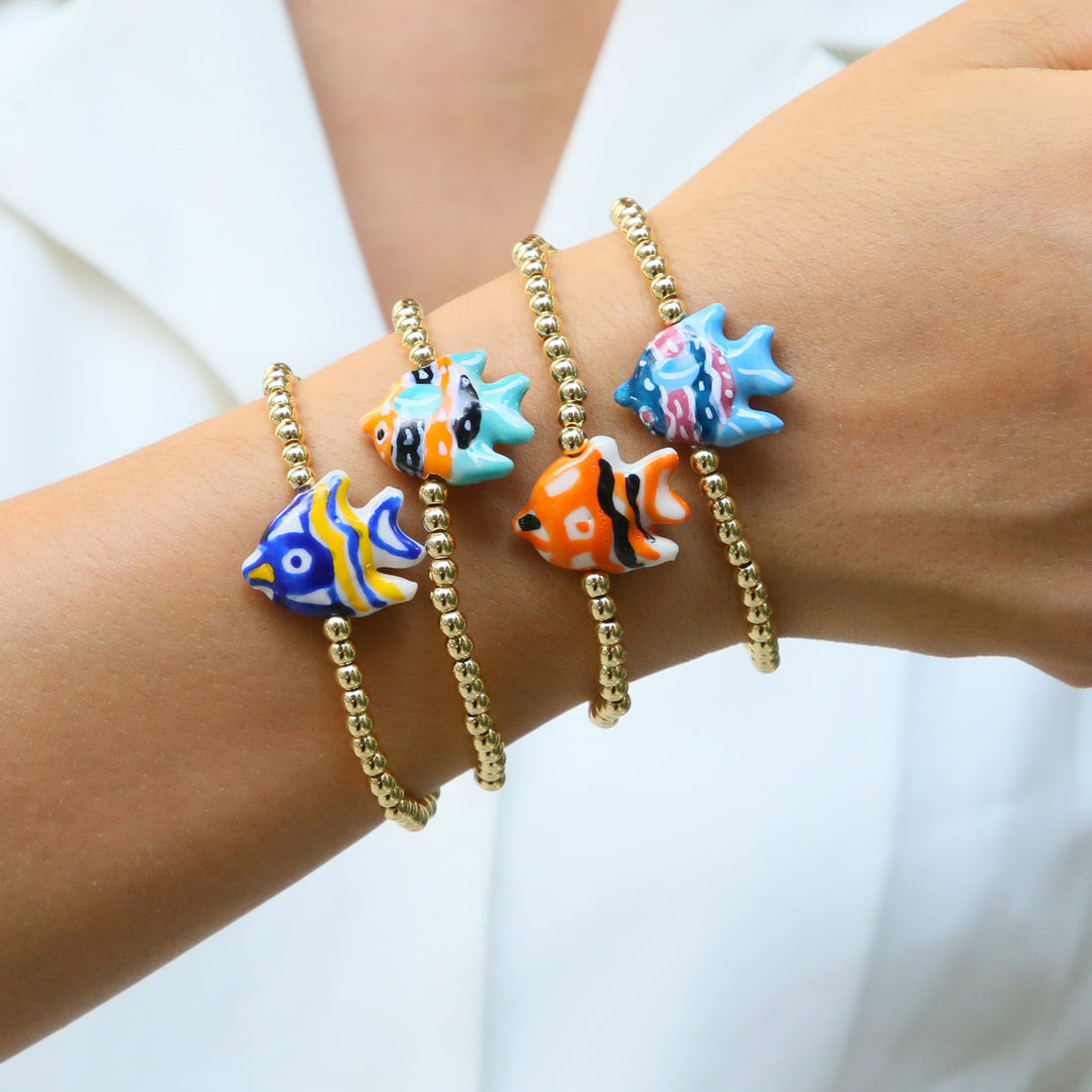Aubrei Glazed Fish Bracelet [5PBD4X2F]