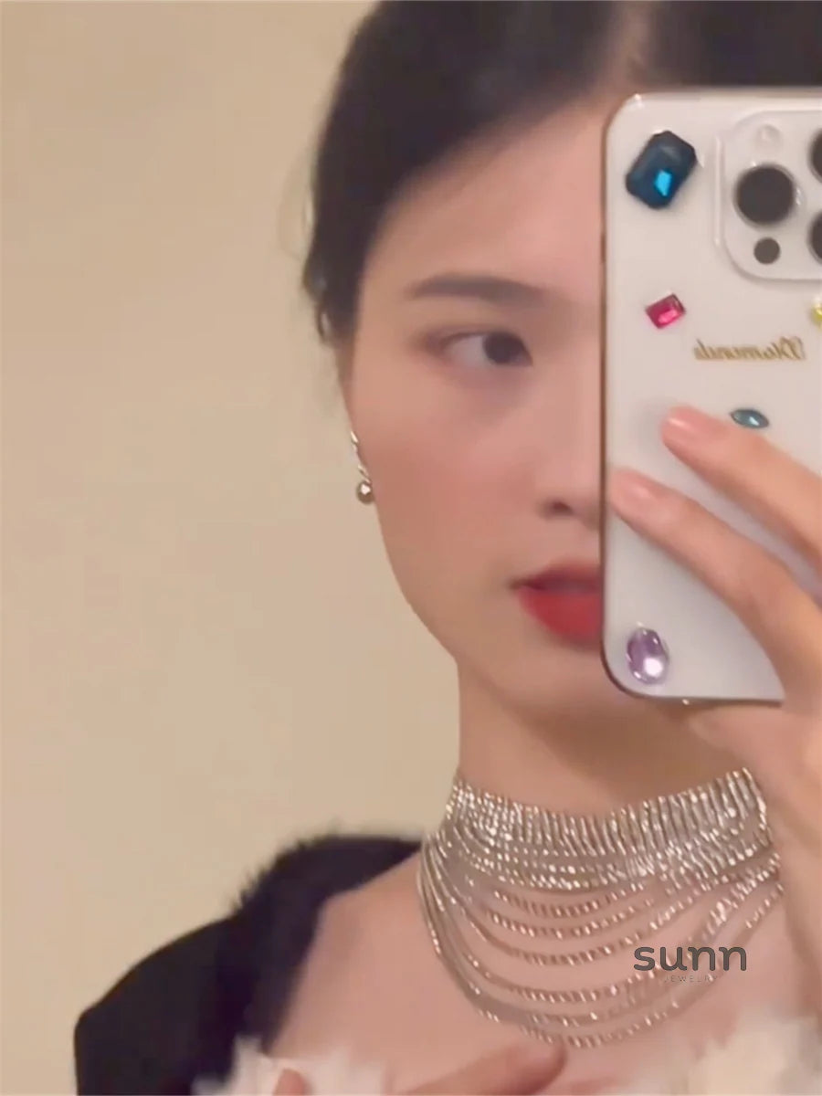 Aubrey Dazzling Statement Necklace