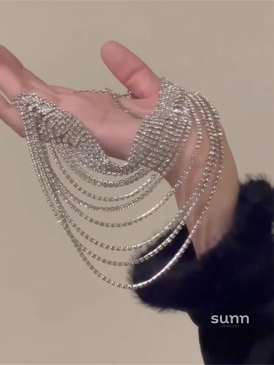 Aubrey Dazzling Statement Necklace