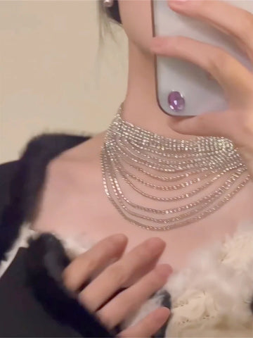 Aubrey Dazzling Statement Necklace