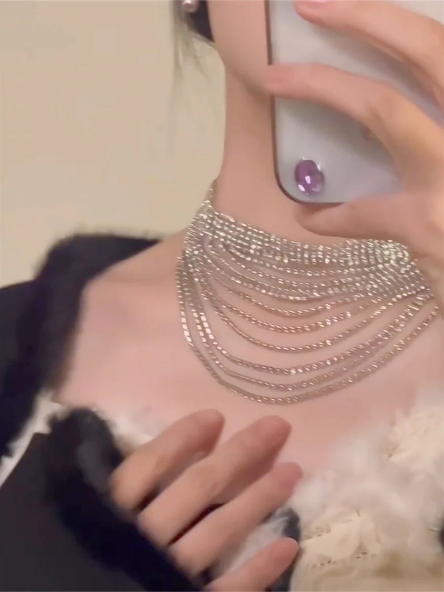 Aubrey Dazzling Statement Necklace