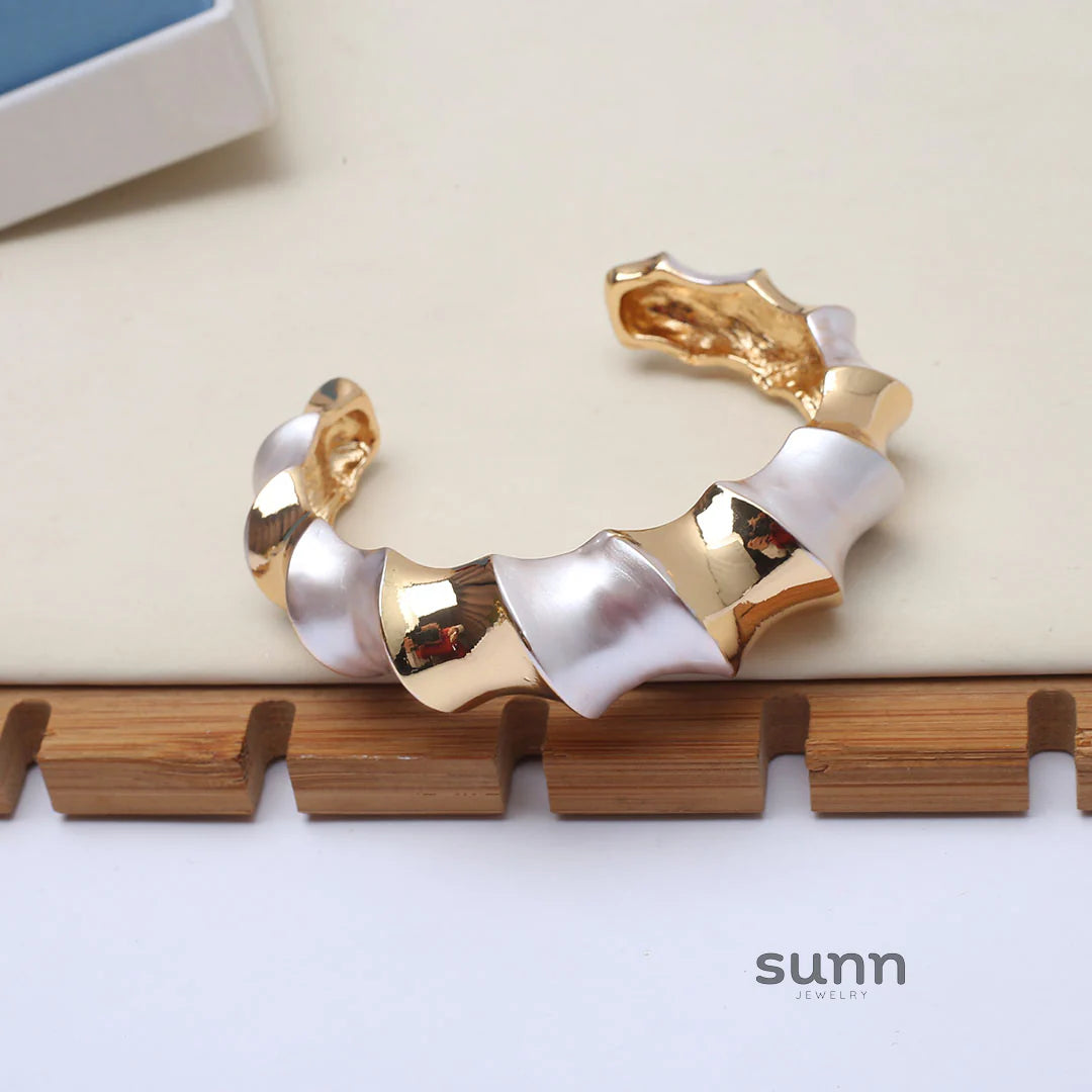 Aubrey Textured Cuff Bracelets