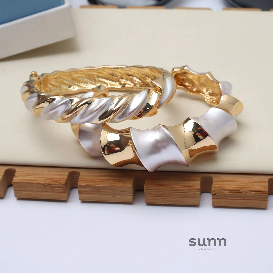 Aubrey Textured Cuff Bracelets