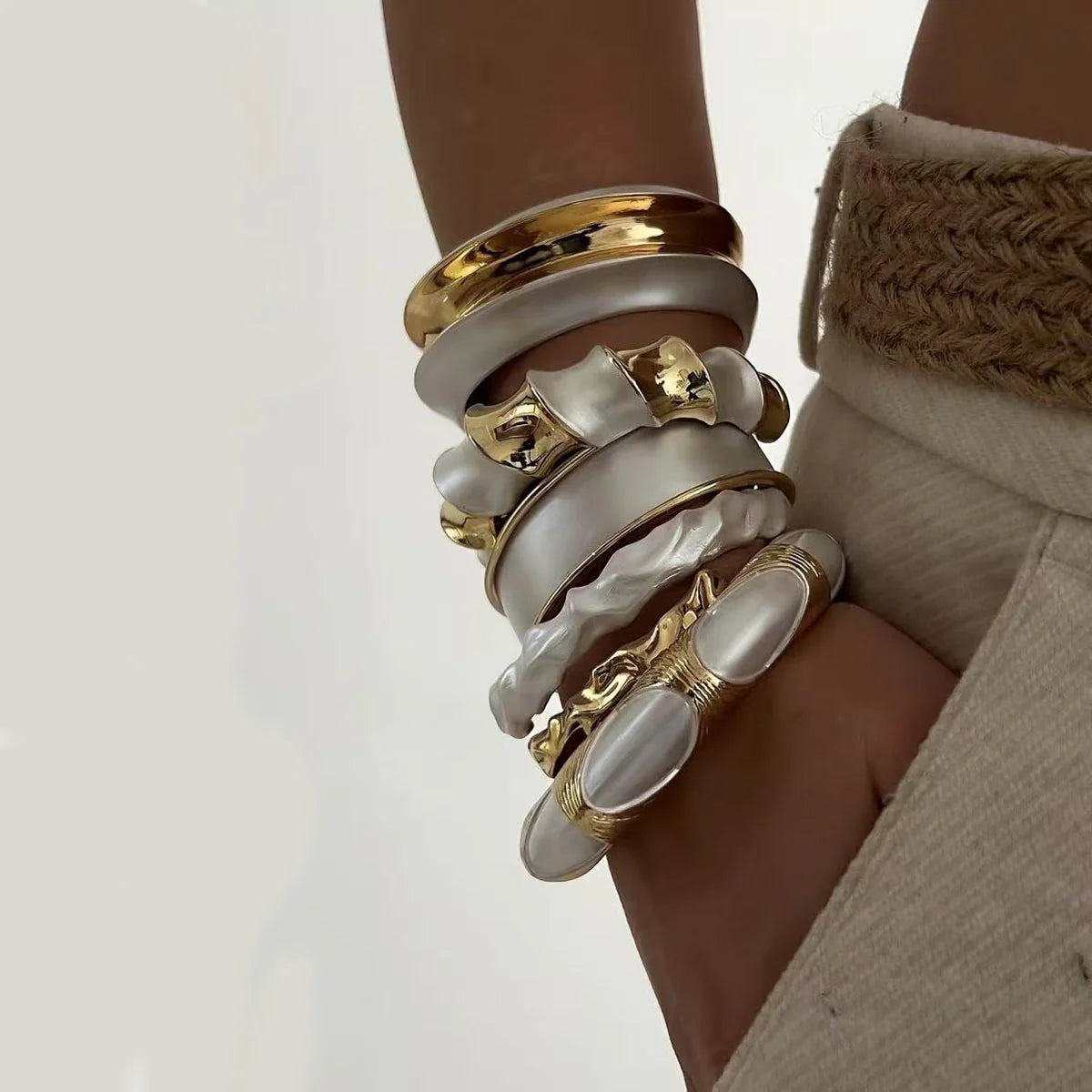 Aubrey Textured Cuff Bracelets