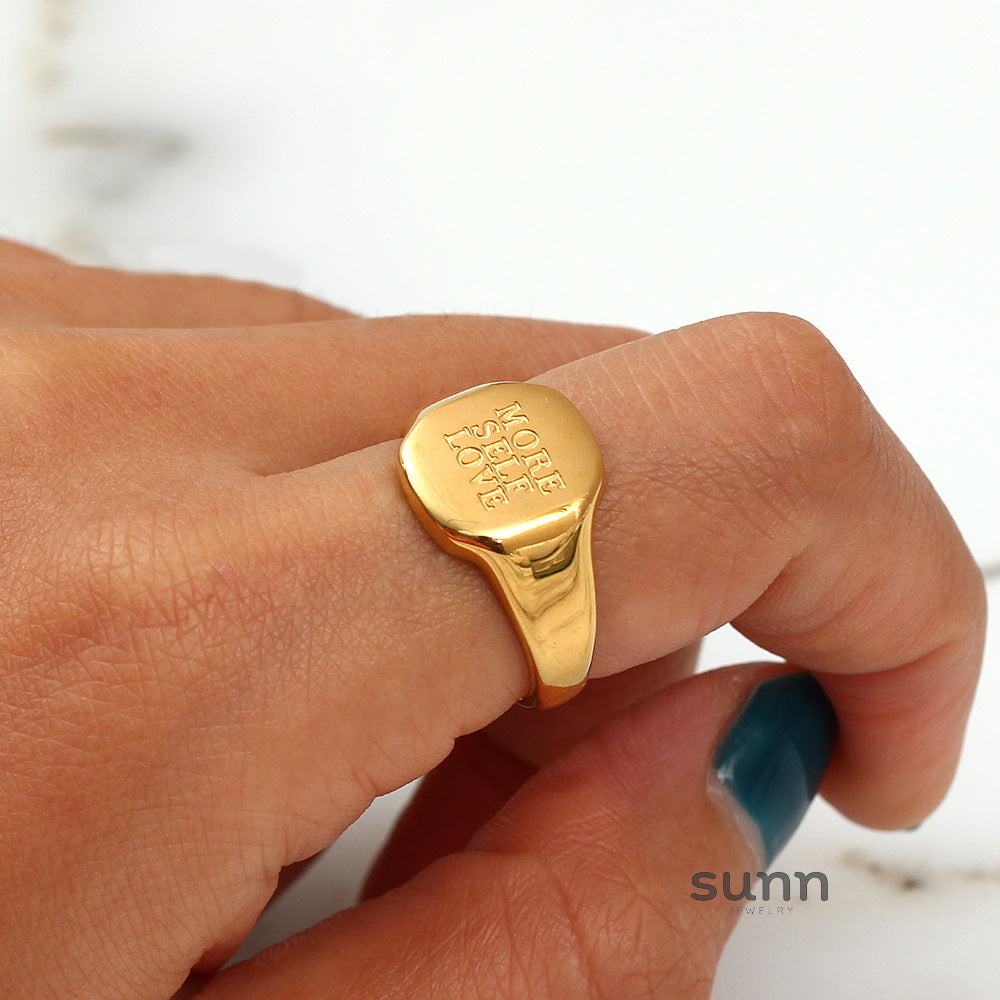 Aubreyanna Engraved Band Ring [ZBC09QIS]