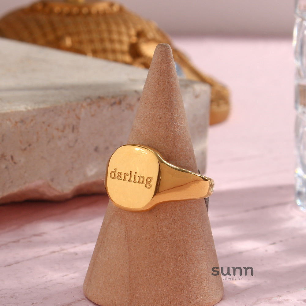 Aubreyanna Engraved Band Ring [JVBBBUZ5]