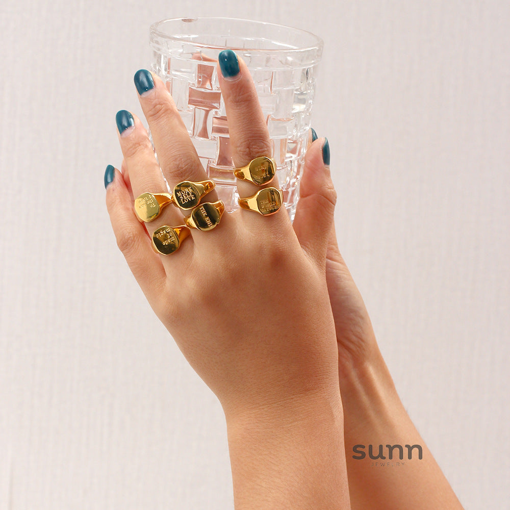 Aubreyanna Engraved Band Ring [8A46L0NW]