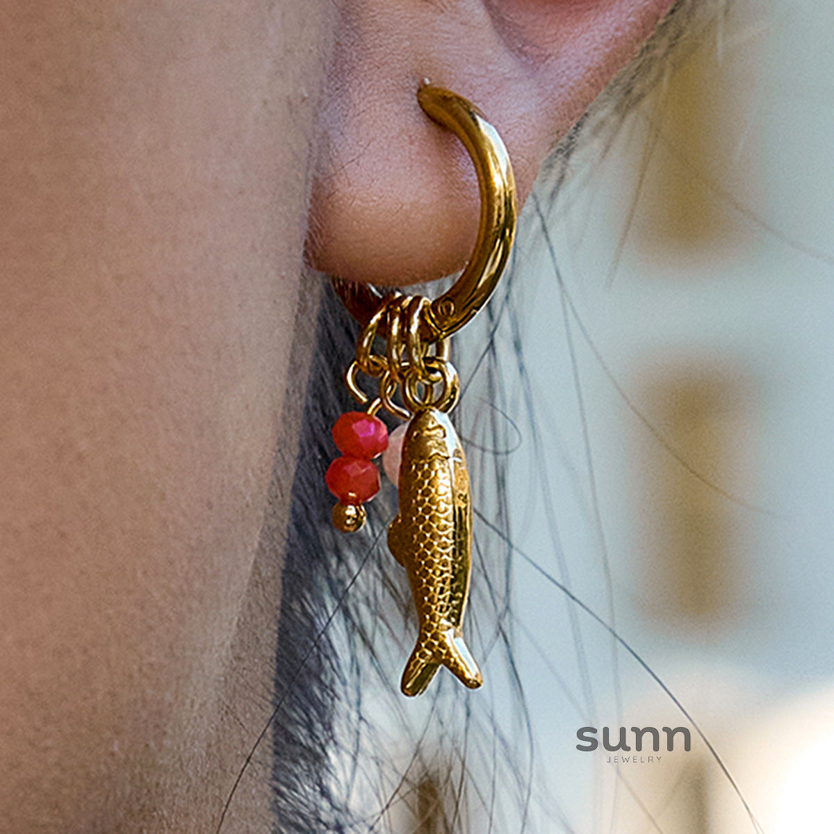 Aubrianna Ocean Fish Necklace [3WZWD82F]