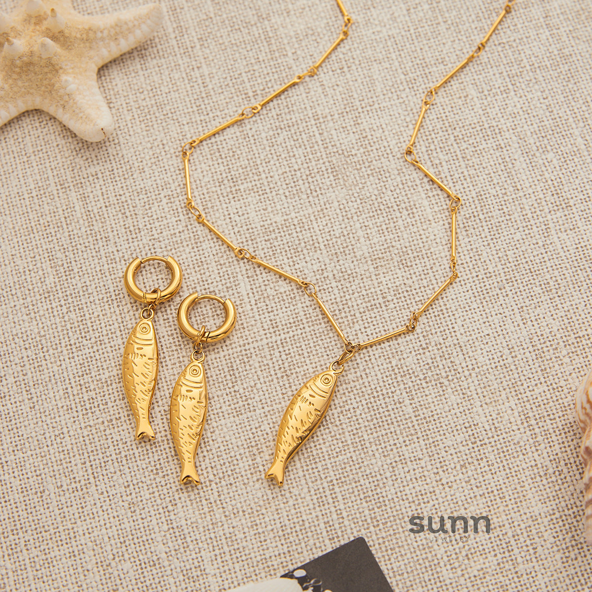 Aubrianna Ocean Fish Necklace [5H7UKIU8]