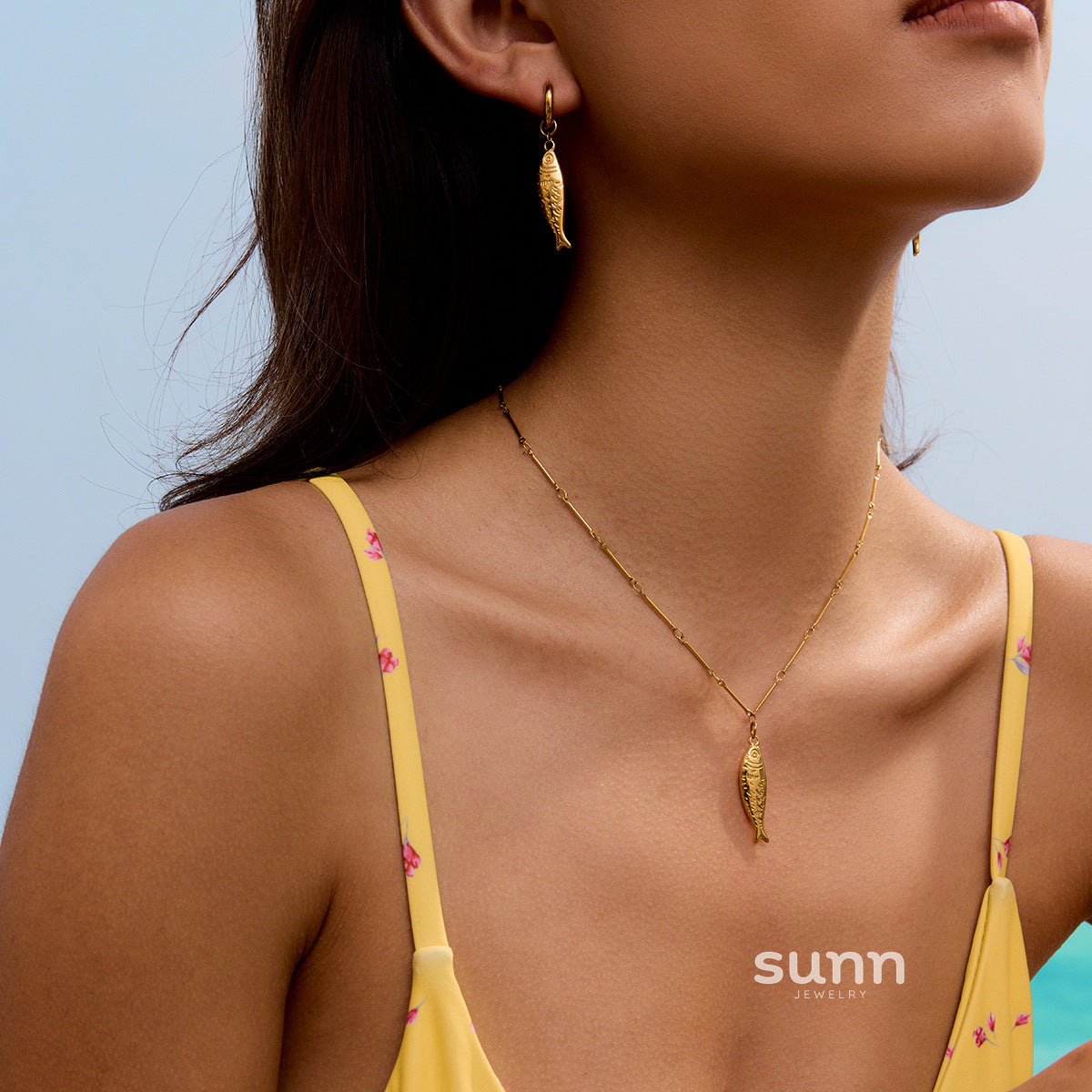 Aubrianna Ocean Fish Necklace [RJHJZY4D]