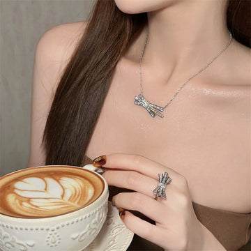 Aubryn Zircon Bow Jewelry [WC7PNPF7]