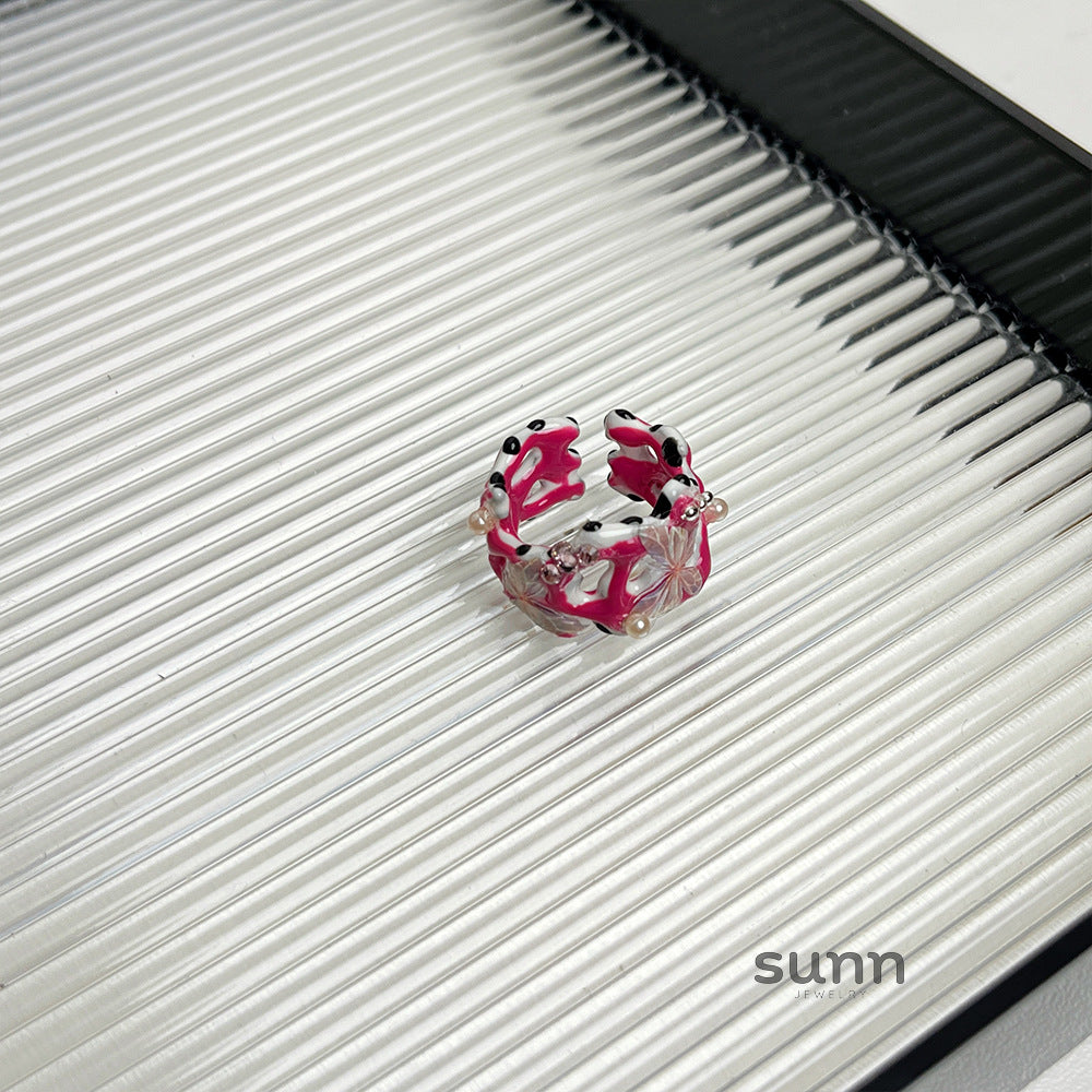 Auburn Colorful Butterfly Ring [NDWQUXS5]