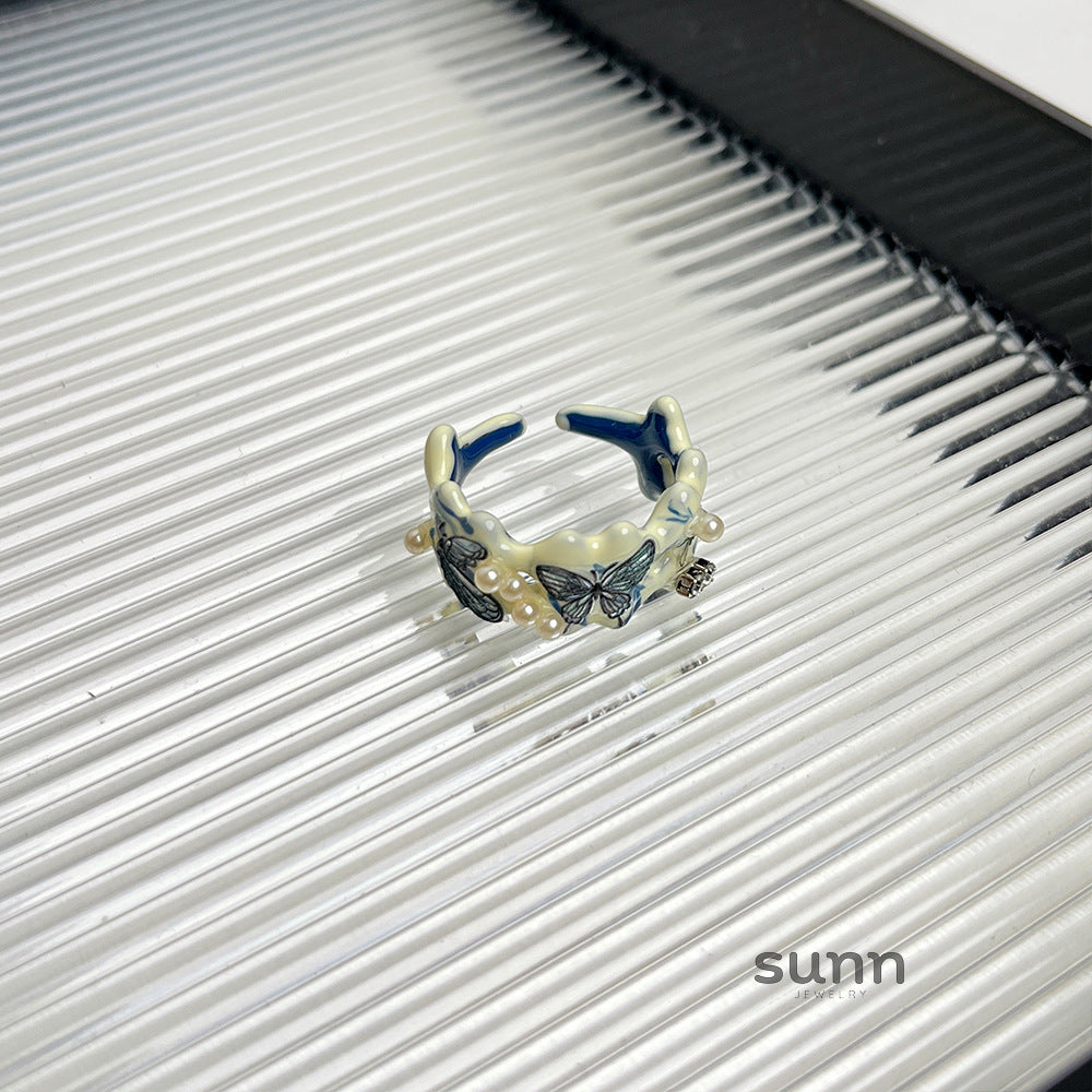 Auburn Colorful Butterfly Ring [ST6JYHXO]