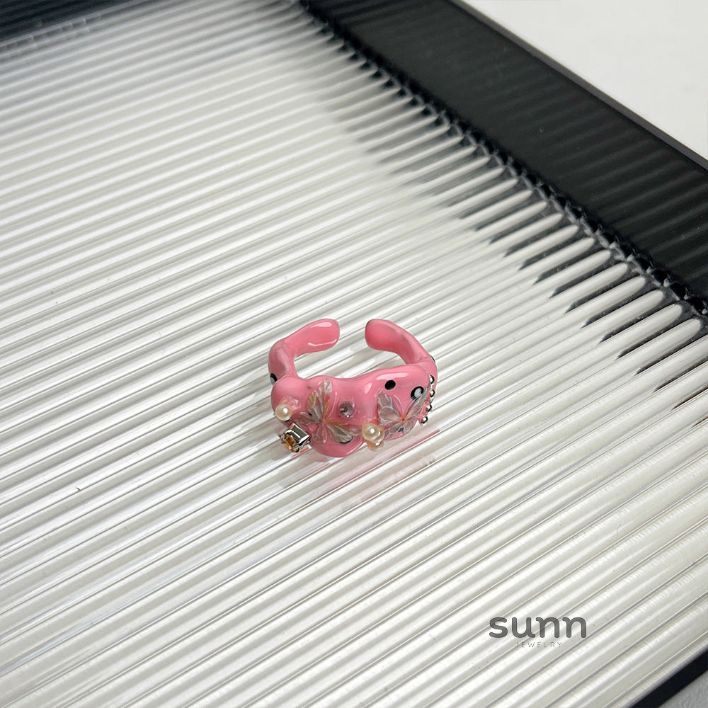 Auburn Colorful Butterfly Ring [ZRWDV7A8]