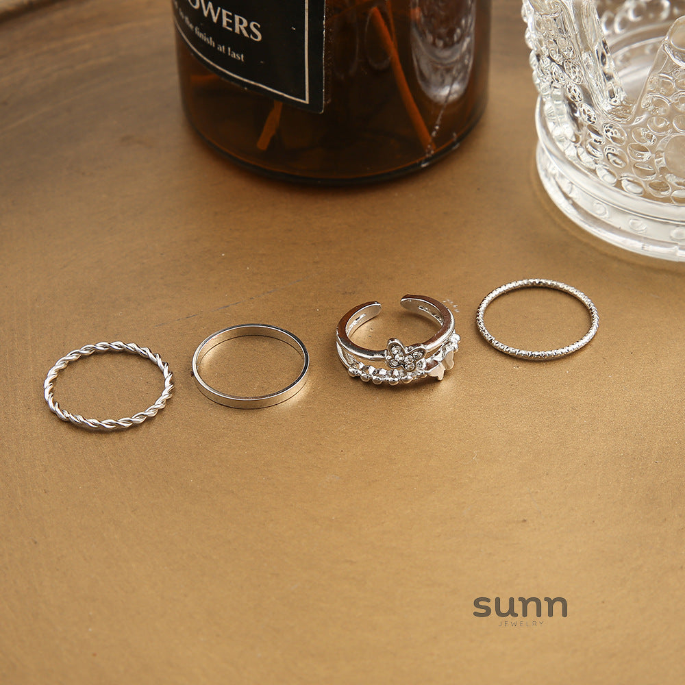Audra Dainty Butterfly Ring Set [UIAPTY1T]
