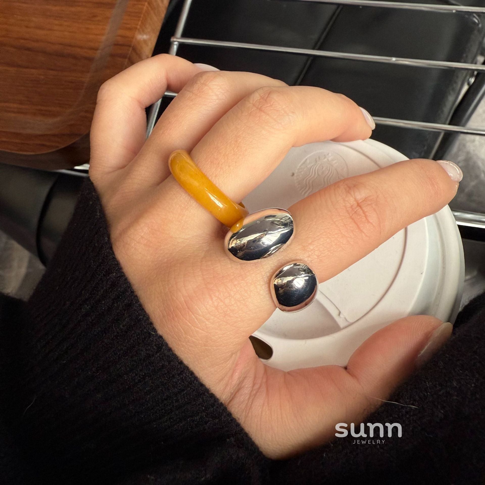 Audriana Asymmetric Open Ring [Y5B1X4GE]